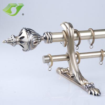 China Wholesale Art Decor Decorative Window Metal Pipe Curtain Rod for sale