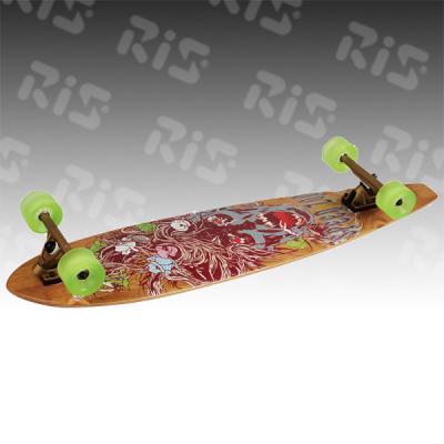 China 6 Ply China Maple 40 Inch Long Bamboo Board 6 Ply Chinese Maple Skateboard for sale