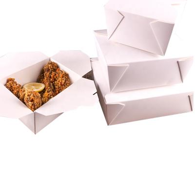 China Disposable Take Out Pasta Packaging For Noodle Paper Box / Take Out Food Pasta Box for sale