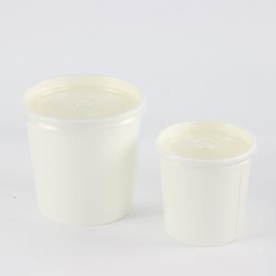 China Biodegradable Hot Sale Food Wrapping 32oz Wrapping Paper Disposable Soup Cup for sale