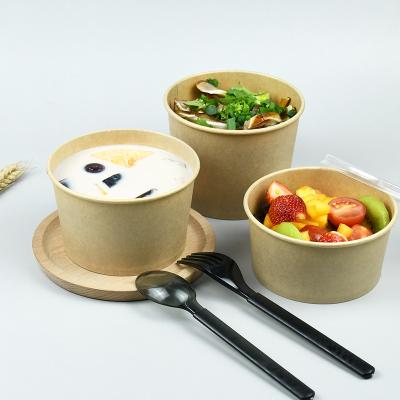 China Biodegradable Soup Containers Craft Container Disposable Noodle Cup Packets For Hot Soup for sale