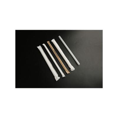 China Modern Disposable Biodegradable Drinking Eco Friendly Bamboo Paper Pulp Straw for sale