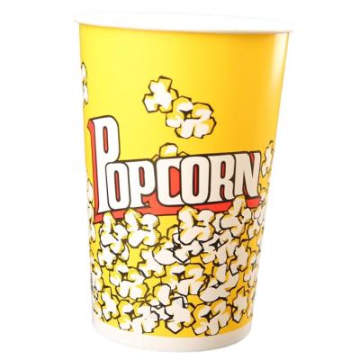 China Vintage custom printed cup food grade popcorn paper cup bucket with low price for sale