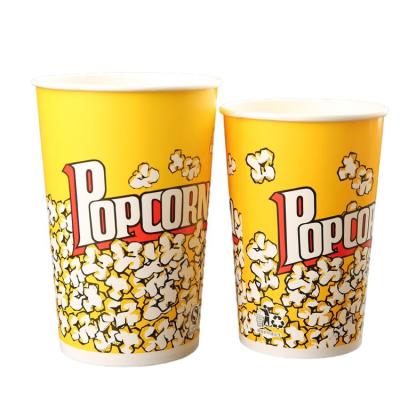 China Custom Printed Cup Factory Direct Sale Food Grade Popcorn Paper Cup Ancient Bucket for sale