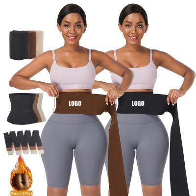 China OEM Antibacterial Women Belly Shaper Waist Trainer Tummy Binding Elastic Bandage Tummy Wrap Elastic Service Slimming Waist Neoprene for sale