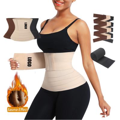 China Pretty Latex Body Waist Trainer HEXIN Compression Belly Wrap Bandage Waist Trainer Antibacterial Corsets Waist Trainer Wraps for sale