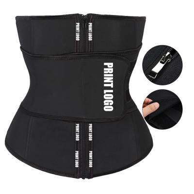 China HEXIN Customs Service Waist Trainer High Compression Tummy Wrap Neoprene Antibacterial Steel Boned Waist Trainer for sale