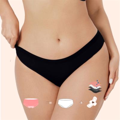 China Wholesale Antibacterial Maternity Washable Seamless Underwear Panties HEXIN Period Panties Leakproof Period Panties for sale