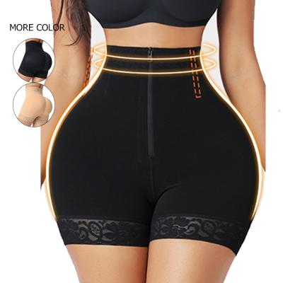 China New Arrival HEXIN Shapewear Butt Lifter Butt Lifter Women Body Shaper Zipper Design Antibacterial High Compression Seamless Push Up Shaper for sale