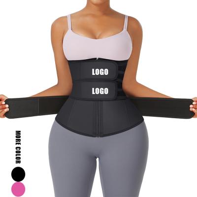 China Antibacterial Drop Ship Service 3 Strap Slimming Belt Waist Trainer Tings Shapewear Full Body Waist Trainer for sale