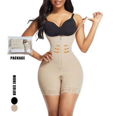 China Antibacterial Comfortable Women Plus Size 5Xl Body Shaper Open Crotch Shaperwear Slimming Full Bodysuit Control Waist Trainer Butt Lifter for sale