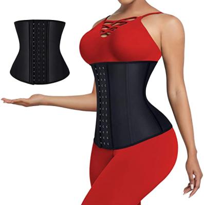 China HEXIN Antibacterial Women's Waist Trainer Latex Long Corset Cincher Corset Top For Weight Loss Waist Trainer Slim Cincher Shaper for sale