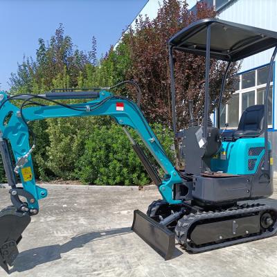 China Free Shipping 1T 1 Ton Mini Crawler Excavator Digger Machine Mini Bagger Cheap Price Factory CE EPA 1 Mini Excavator With Bucket for sale