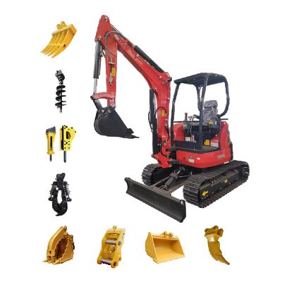 China Chinese Factory Purchase TDER TCE08 800 Kg Construction Mining Farm Gargen Earth Shovel Smallest Mini Micro Excavator Machine For Sale for sale