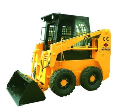 China Cultivate EPA Cheap Mini Skid Steer Loader With Optional Attachments Compact Mini Wheeled Skid Loader For Sale for sale