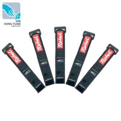 China Custom Viable Wholesale Nylon Lipo Strap Non Slip Hook Loop Battery Strap With Logo Printing for sale