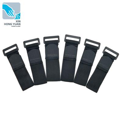 China Durable Adjustable Elastic Band Hook And Loop Cable Tie Strap Adjustable Flexible Fastening Cable Ties for sale