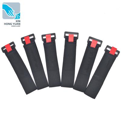 China Viable High Quality Wholesale Heavy Duty Adjustable Elastic Hook And Loop Cable Tie Strap for sale