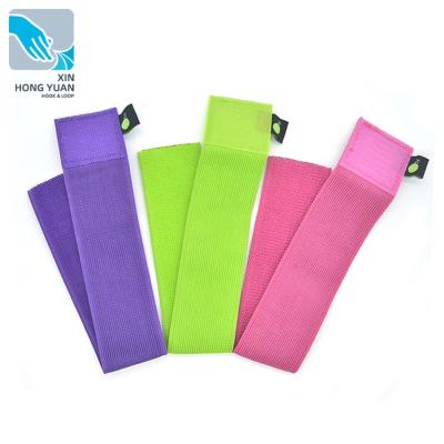 China Durable Nylon Adjustable Elastic Elastic Arm Band Belt Hook And Loop Tying Strap for sale