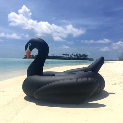 China OEM ODM Luxury Interesting Pool Float Inflatable Boat Circle Swimming Rings Ride-on Inflat Mattress Bed Summer Party Float Pool for sale