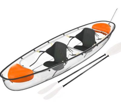 China China Durable Crystal Clear Crystal Clear 2 Person Kayak Canoe Bestselling Inflatable Kayak for sale