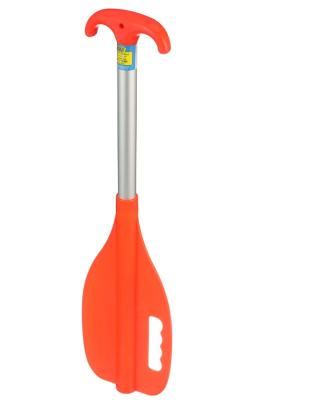 China Seaside Play Orange Telescoping Paddle Emergency Multi Purpose Telescoping Boat Paddle for sale