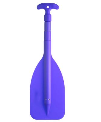 China Seaside Set 600MM Purple High Impact Plastic Blade Telescoping Paddle For Boating Paddle for sale