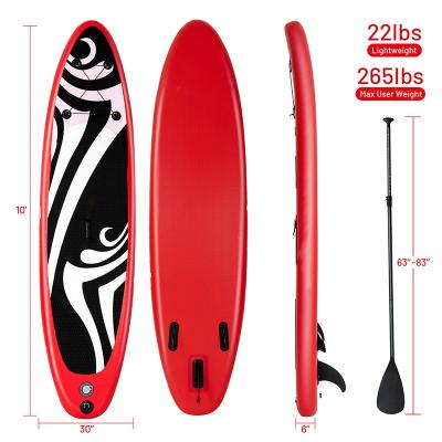 China Lightweight SUP Panels Marine Inflatable Paddleboard Paddle Board OEM Customize Logo Inflatable Surfboard for sale