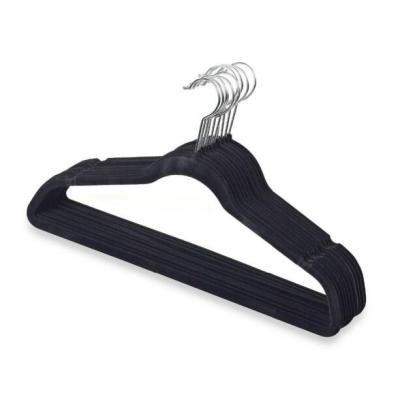 China Durable Velvet Assembled Hanger Supplier for sale