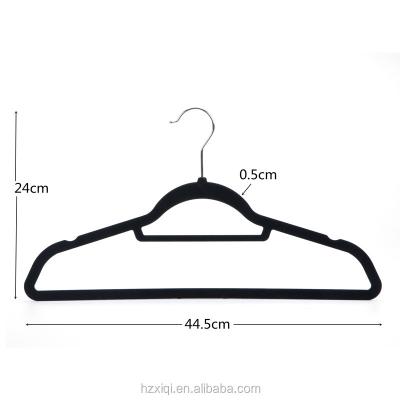 China XIQI Modern Hot Sale Amazon Velvet Flocked Hanger Hanger For Shirt for sale