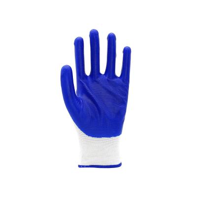 China Oil Resistant Nylon Work Protection Industrial Nitrile Coated Gloves Dirt And Wear Resistant Nitrile Coated Gloves for sale