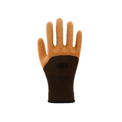 China Wear Resistant Comfortable Breathable Protective Industrial Latex Foam Coated Work Gloves for sale