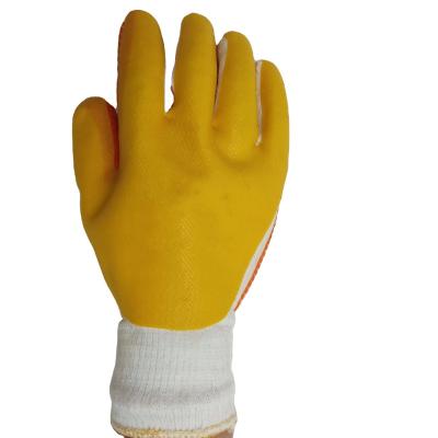 China Best Value Construction Safety Protection Rubber Work Gloves Work Safety Cut-Protection Gloves for sale