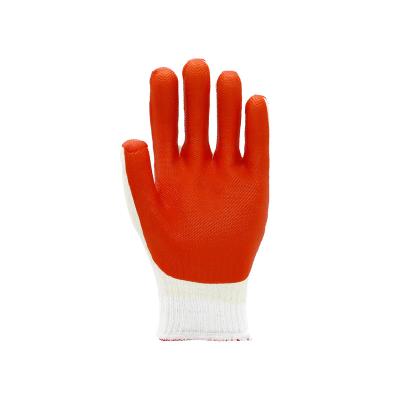 China Safety Work Rubber Patch Coated Knit Wear Resistant Gloves for sale