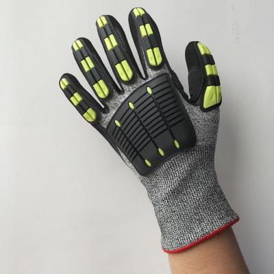 China Anti-impact Anti-Slip Work Gloves Anti Impact Resistant Impact Cut Resistant Hand Safety Glove for sale