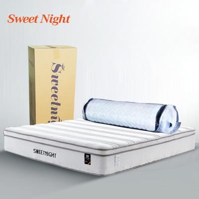 China Independent Manufacturer Pocket Foam Box Spring Super King Single Size Foldable Mattress Emperor Bed In A Box for sale