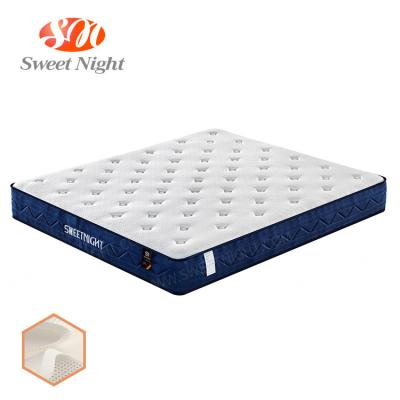 China Foldable Home Use Semi-hard Mattress Pocket Spring High Density Foam Roll And Fold In Box Single Bed for sale