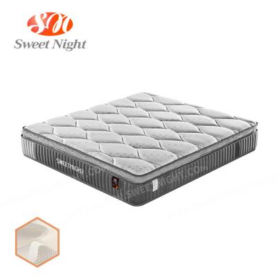 China Hotel Bed Single Bed Futon Foam Mattress Foldable High Density Pocket Queen Size Hard Pocket Coil Box Springs for sale