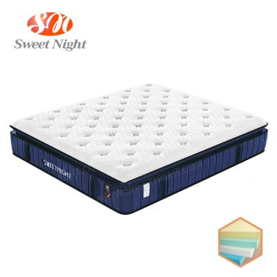 China Best Selling King Round Mini Pocket Spring Single Bed Foldable Mattress Sleeping Mattress With Double Size for sale