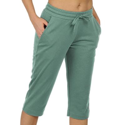 China Anti-Wrinkle Capri Sweatpants French Terry Workout Cropped Joggers Athletic Lounge Pants For Women for sale