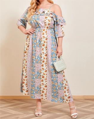 China Heavy Elegant Chiffon Long Maxi Dress For Wedding Bridal Wear Pakistani Bridal Wear Heavy Bohemian Floral Designer Summer Anti-wrinkle for sale