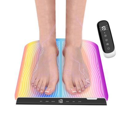 China EMS Handheld Leg Reshaping Portable Foot Massager Ten Unit Foot Pad Leg Foot Stimulator Mat for Pain Relief for sale