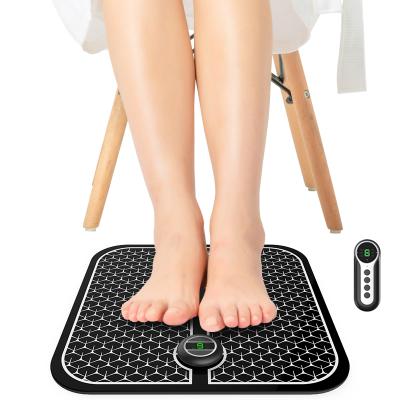 China Handheld EMS Massager Troubleshoot Low Frequency Mat Workouts Foot To Exercise Muscle Stimulation EMS Electric Foot Massager Machine for sale