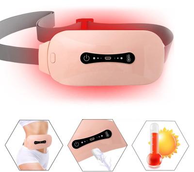 China Hot Christmas Gift New Arrival Women's Periods Vibration Belly Belly Massager Compress Palace Belt Heating Warm Hold Belt for sale