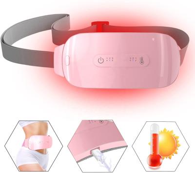 China Handheld Vibrating Electric Passionate Portable Hot Belt USB Palace Therapy Support Belt Hot Womb Pain Relief Hot Palace Belt Heat Belt for sale