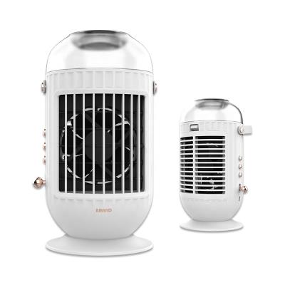 China Portable Portable Air Fan with Light Mini Electric Humidifier LED Air Conditioner Fan Cooling Fan for sale