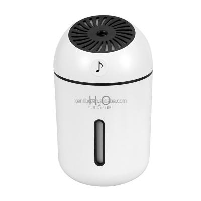 China Air Humidification+Light Mini Portable Rechargeable Ultrasonic Air Humidifier Romantic Soft Lightweight Cool Mist Spray Diffuser Humidifier for sale