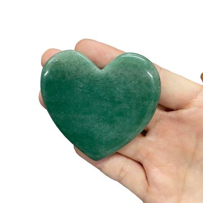 China Face Wholesale 100% Natural Green Jade Gua Stone Sha for sale