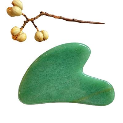 China Face Chinese Medicine Jade Gua Sha Green Jade Massage Tool for sale