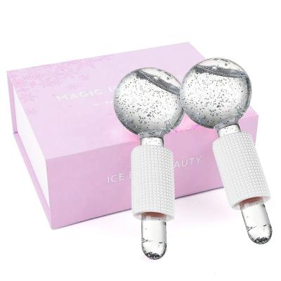 China 2021 Hot Selling Facial Cosmetics Ice Globe Facial Massage Roller Ball for sale